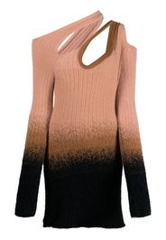 Ottolinger gradient-effect knitted mini dress - Rosa