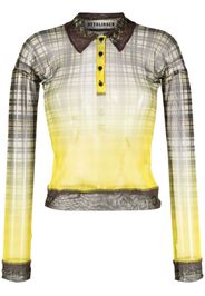 Ottolinger checked stretch shirt - Gelb