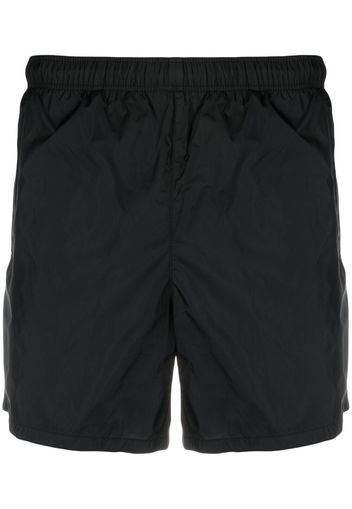 Our Legacy Elastische Shorts mit geradem Bein - Schwarz