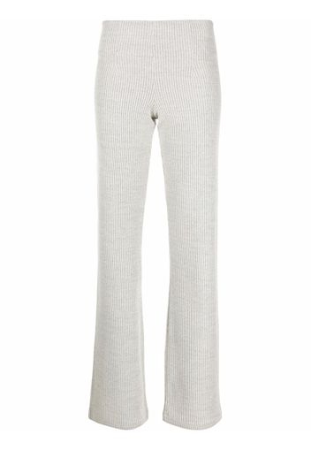 Our Legacy Draft ribbed flared trousers - Grau