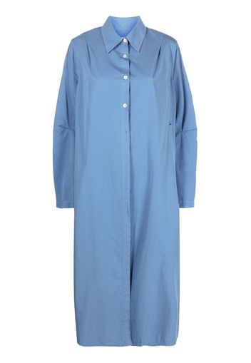 OUR LEGACY Machine longline shirt dress - Blau