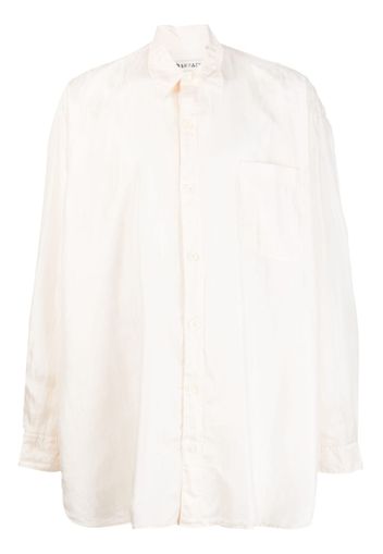 OUR LEGACY oversized button-up shirt - Nude