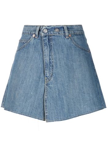 OUR LEGACY medium-wash denim skirt - Blau