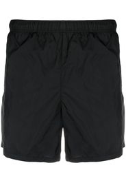 Our Legacy Elastische Shorts mit geradem Bein - Schwarz