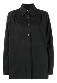 OUR LEGACY oversized long-sleeve shirt - Schwarz