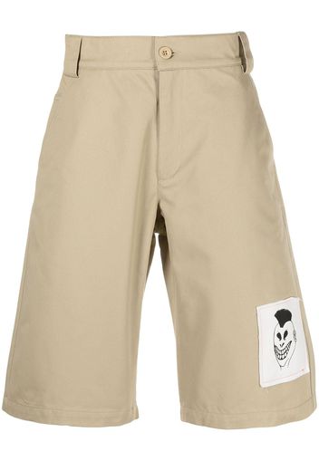 PACCBET Shorts mit Logo-Patch - Nude