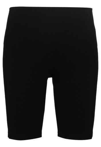 Paco Rabanne Radlerhose mit Logo-Print - Schwarz