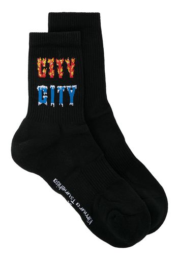 Paco Rabanne City City socks - Schwarz