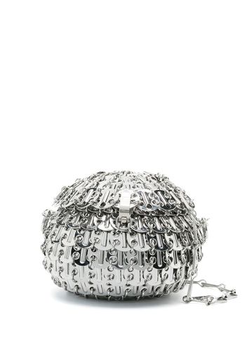 Paco Rabanne 1969 Party Ball Schultertasche - Silber