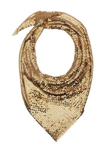 Paco Rabanne chainmail scarf necklace - Gold