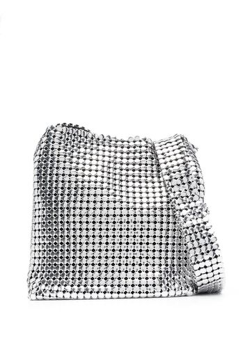 Paco Rabanne Mini Pixel Schultertasche - Silber