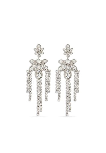 Paco Rabanne chandelier crystal-embellished earrings - Silber