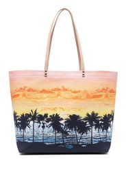 Paco Rabanne Shopper mit grafischem Print - Blau