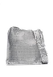 Paco Rabanne Mini Pixel Schultertasche - Silber