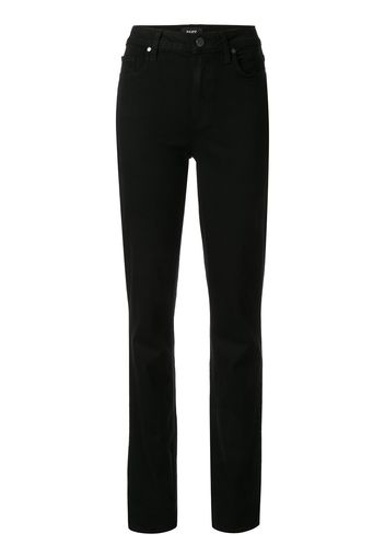 PAIGE 'Hoxton Straight Black Shadow' Jeans - Schwarz