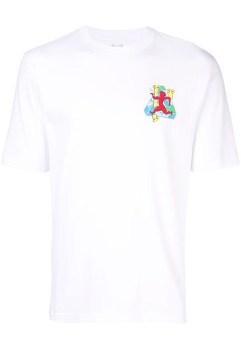 Palace T-Shirt mit Tänzer-Print - Weiß