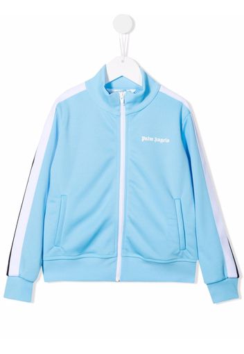 Palm Angels Kids CLASSIC LOGO TRACK JKT LIGHT BLUE WHITE - Blau