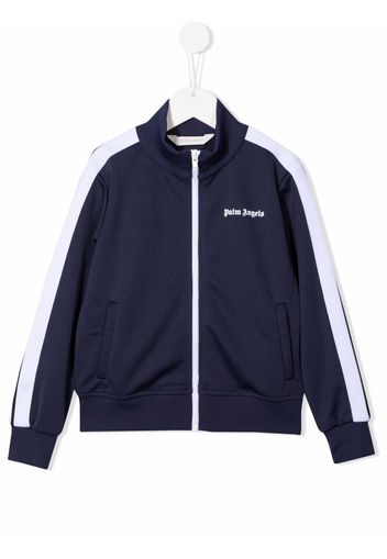 Palm Angels Kids CLASSIC LOGO TRACK JKT NAVY BLUE WHITE - Blau