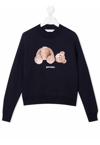 Palm Angels Kids PALM ANGELS BEAR CREWNECK NAVY BLUE BRO - Blau