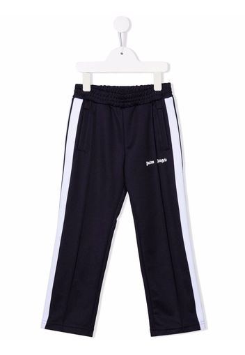 Palm Angels Kids CLASSIC LOGO TRACK PANT NAVY BLUE WHITE - Blau