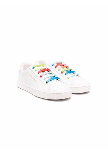 Palm Angels Kids logo-print low-top sneakers - Weiß