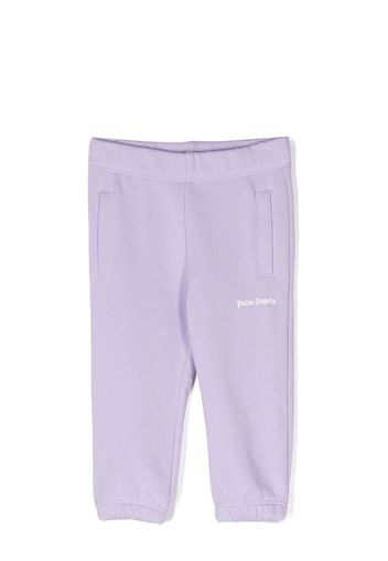 Palm Angels Kids logo-print track pants - Violett