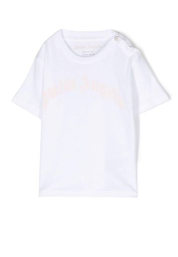 Palm Angels Kids logo-print cotton T-shirt - Weiß