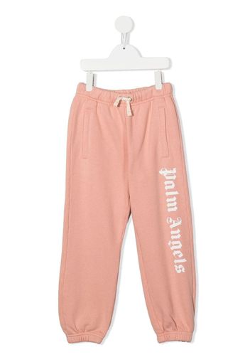 Palm Angels Kids Jogginghose mit Kordelzug - Rosa