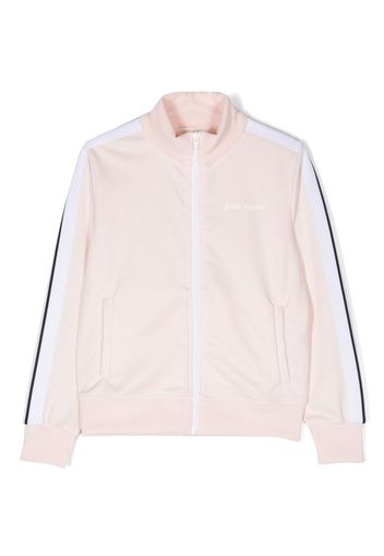 Palm Angels Kids logo-print cotton jacket - Rosa