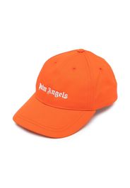 Palm Angels Kids Baseballkappe mit Logo-Stickerei - Orange