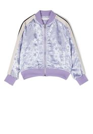 Palm Angels Kids star-jacquard track jacket - Violett