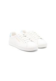 Palm Angels Kids low-top leather sneakers - Weiß