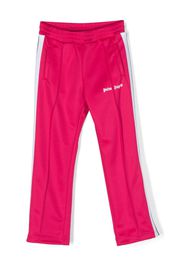 Palm Angels Kids logo-print cotton track pants - Rosa