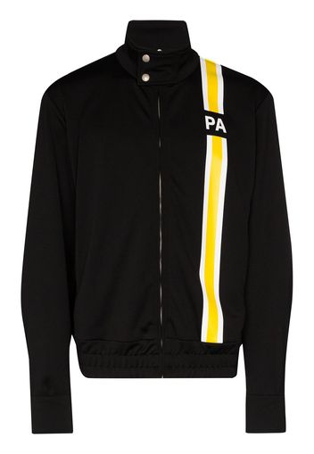 Palm Angels Sportjacke mit Monogrammstreifen - Schwarz