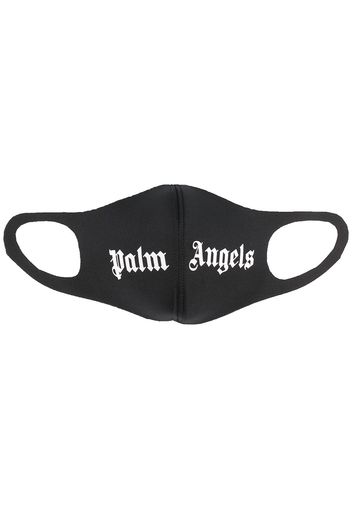 Palm Angels Mundschutz mit Logo-Print - Schwarz