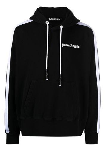 Palm Angels Hoodie mit Kontraststreifen - Schwarz