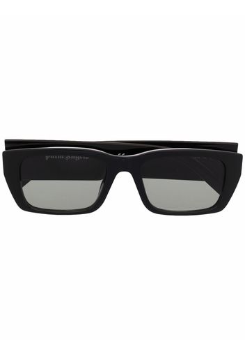 Palm Angels Palm Sonnenbrille mit eckigem Gestell - Schwarz