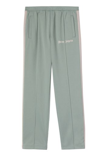 Palm Angels NEW SLIM TRACK PANTS SEAFOAM OFF WHITE - Grün