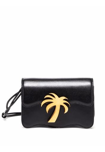 Palm Angels PALM BEACH BAG MINI BLACK GOLD - Schwarz