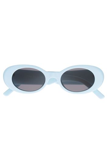 Palm Angels Spirit oval-frame sunglasses - Blau