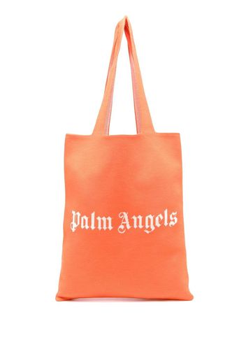 Palm Angels logo print shopper - Orange