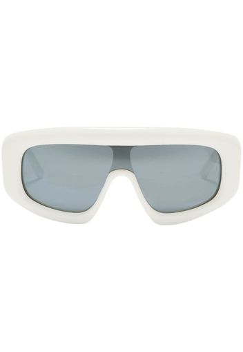 Palm Angels Carmel shield-frame sunglasses - Weiß