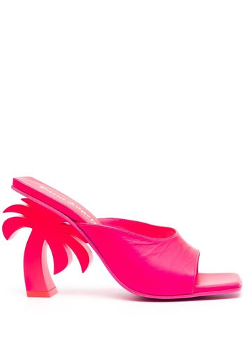 Palm Angels Palm square-toe mules - Rosa