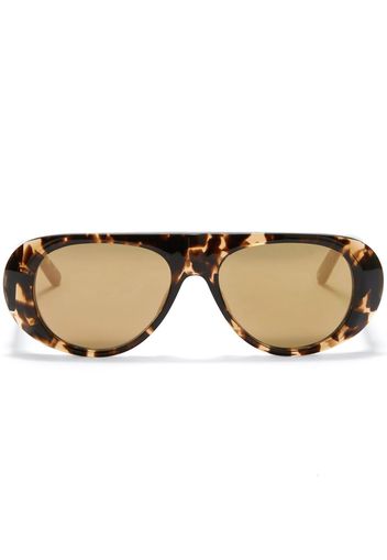 Palm Angels Sierra round-frame sunglasses - Braun