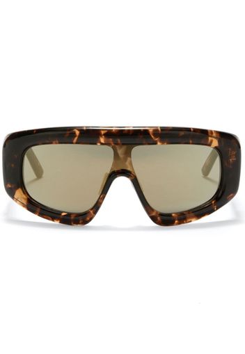 Palm Angels Carmel tortoiseshell-effect sunglasses - Braun