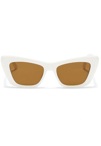 Palm Angels Laguna cat-eye frame sunglasses - Weiß