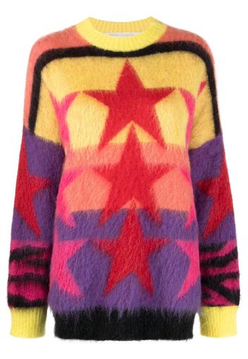 Palm Angels star-intarsia jumper - Rosa