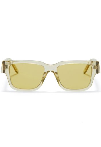 Palm Angels Newport square-frame sunglasses - Gelb