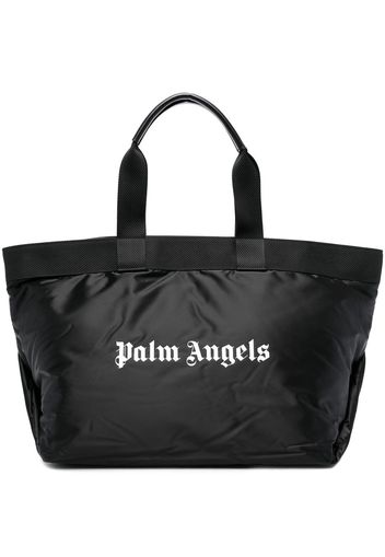 Palm Angels logo-print tote bag - Schwarz