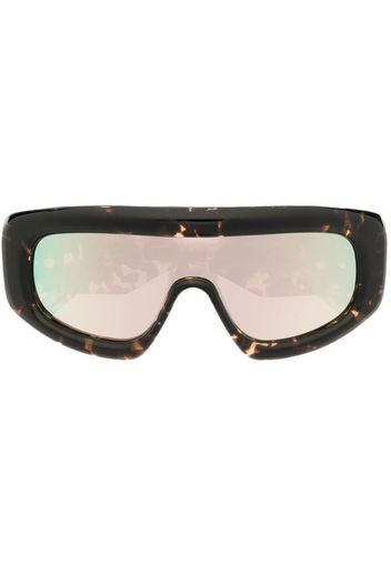 Palm Angels Carmel oversize-frame sunglasses - Braun